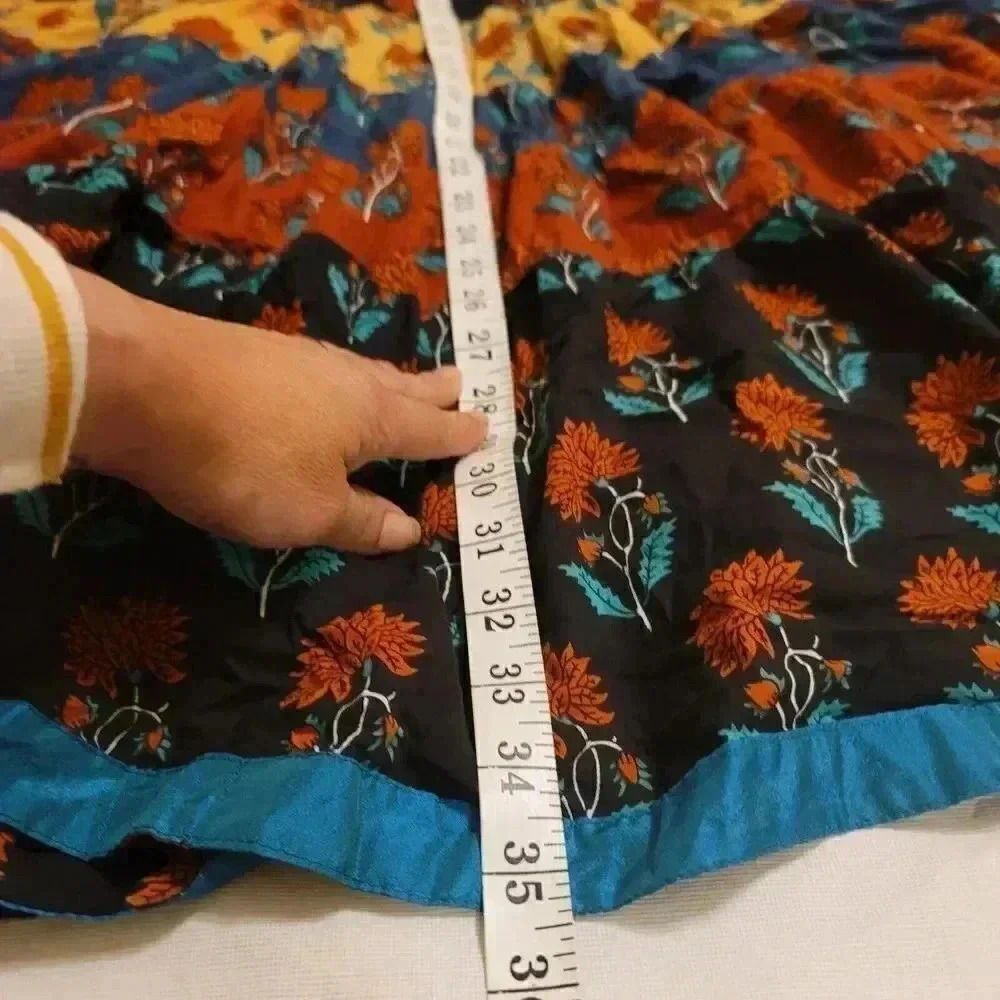 Bohemian Hippie Multi Pattern A Line Dress Size Small - Picture 10 of 13